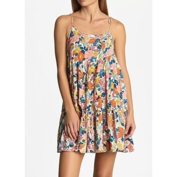 O'NEILL Camisole Top Womens Size M Floral Boho Summer Adjustable Straps - Picture 1 of 8